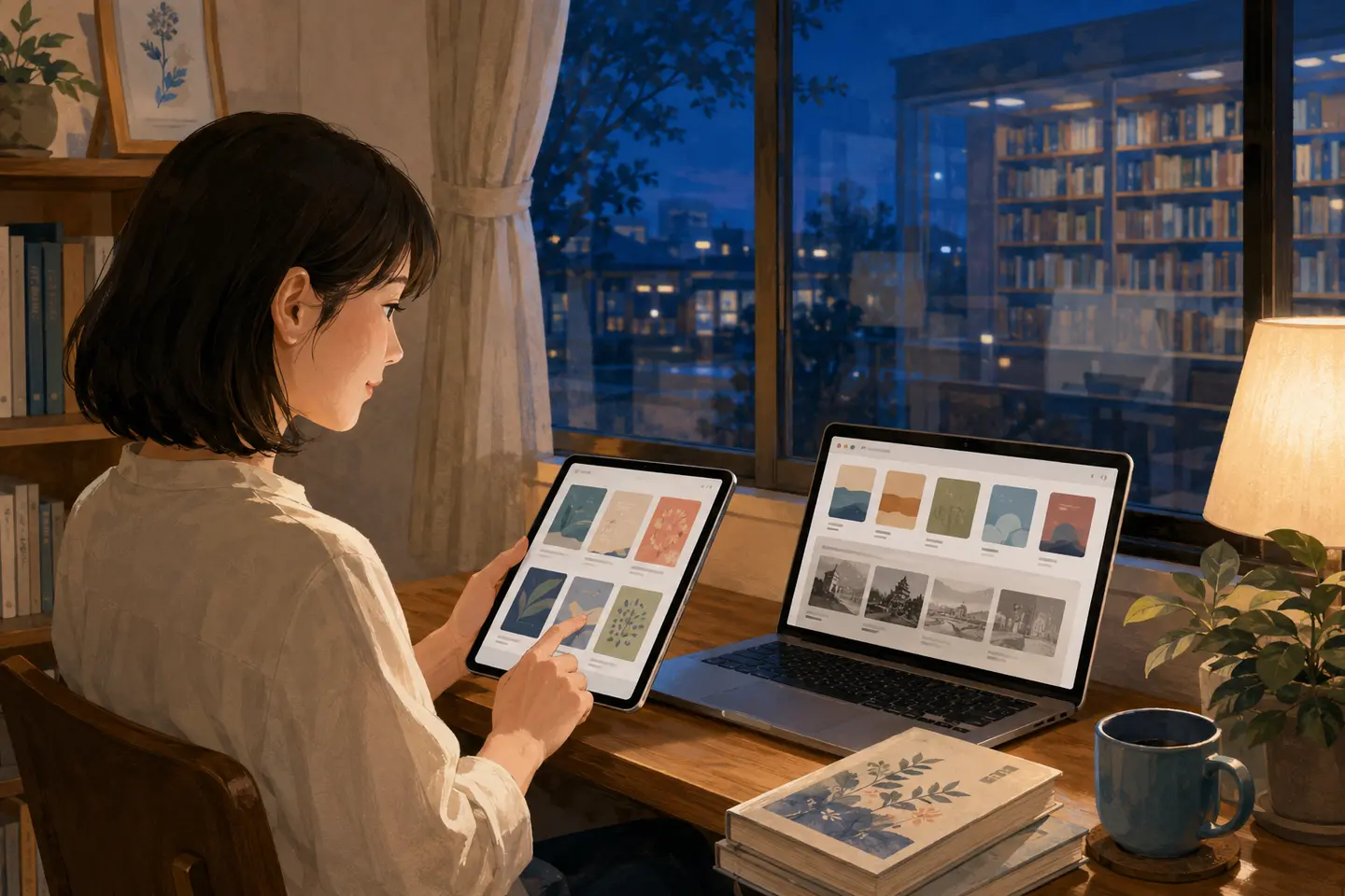 自宅から使える電子図書館・オンラインデータベース入門のイメージ