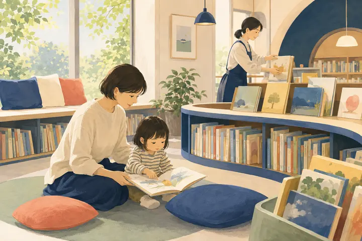 親子で楽しむ図書館―年齢に合わせた本選びと過ごし方のイメージ