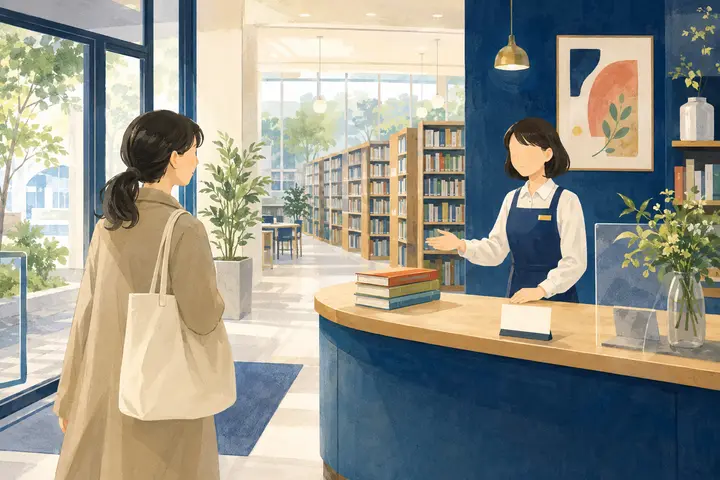 はじめての図書館ガイド―カード作りから本を借りるまでのイメージ