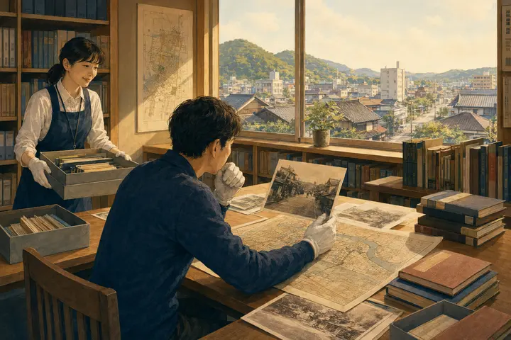 郷土資料で、まちの記憶をたどる―地域を深く知る図書館活用法のイメージ